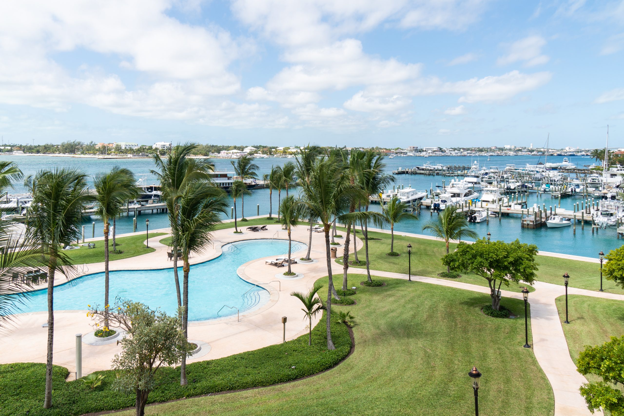 view of the pool